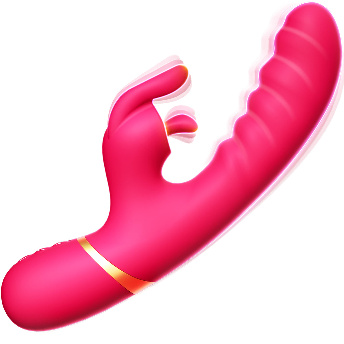 New Upgraded Rabbit Vibrating and Licking G-Spot and Clit Stimulation Toy