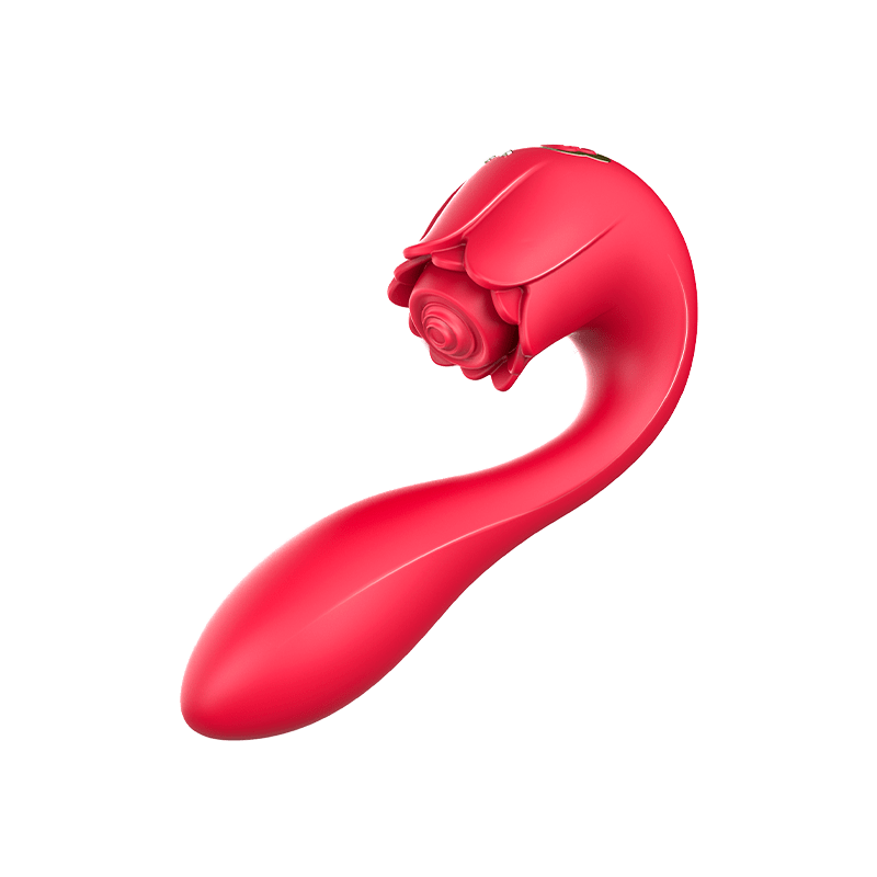 Sohimi 2 in 1 Pulsing and Vibrating Rose Vibrator Toy