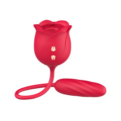 Rose Sex Stimulator for Women with 9 Tapping Vibrating & Pulsating Modes
