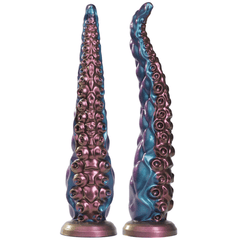 12.9inch Silicone Luminous Tentagle Multiple Stimualtion Dildo with Suction Cup