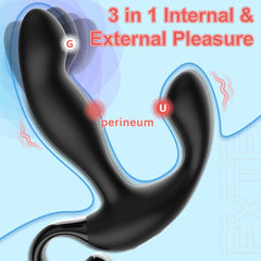 3 in 1 Internal and External Stimulation Remote Control Vibrator