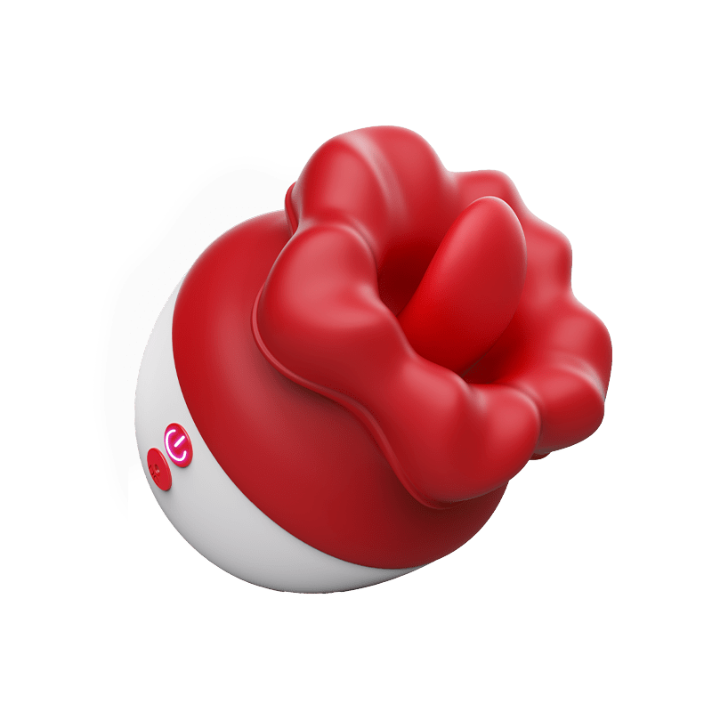 Woman 2 in 1 Clitoirs Oral Licking and vibrating Flower Vibrator