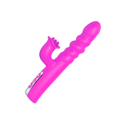 4 in 1 Rabbit Vibrator G Spot Clit Suckers for Woman Sex Toy
