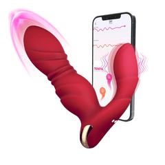 Thrusting & Vibrating Wearable  Super Quiet Butt Plug