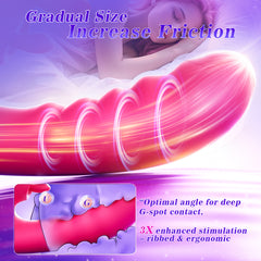 New Upgraded Rabbit Vibrating and Licking G-Spot and Clit Stimulation Toy