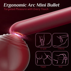 App Control Lipstick Shaped Bullet Vibrator