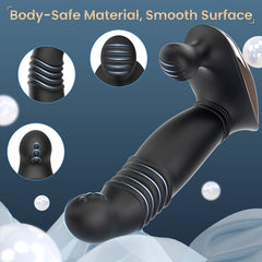 Remote Control G-spot Thrusting & Vibrating Anal Vibrator Dildo