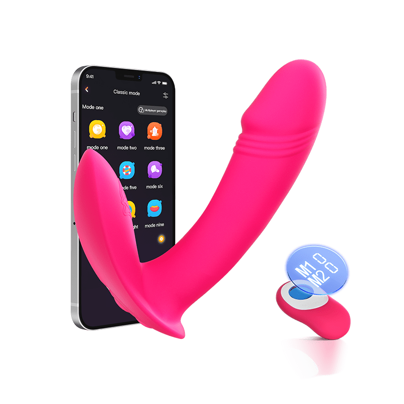 Adult Sex Toy Panty Vibrators Dildo with 9 Thrusting & Vibrating Modes