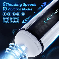 Male Masturbator with Bullet Vibrator