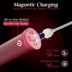 App Control Lipstick Shaped Bullet Vibrator