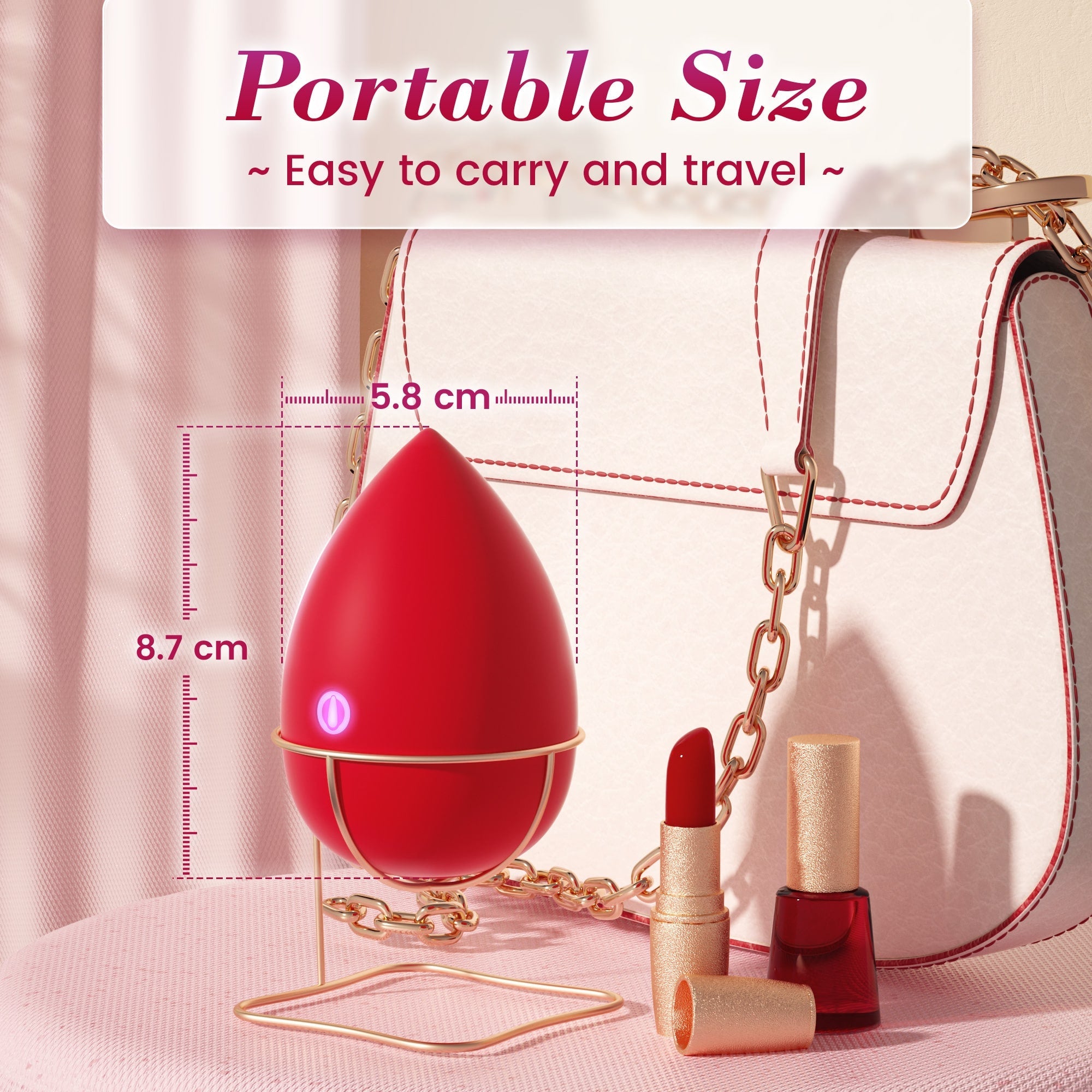 Adorable Deep 9 Sucking & 10 Vibrating Modes Female Vibrator Toy