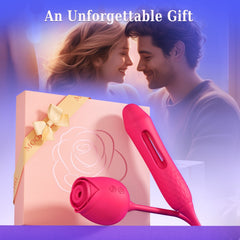 Flapping and Sucking Vibration dildo Toy