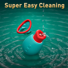 Lifelike Auto/Manual Mouth Suction and Kissing Clitoirs Stimulation Vibrator