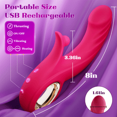 NORMA| 4 in 1 App Control Smart Heating & High-Frequency Vibrator for Clitoral Stimulation