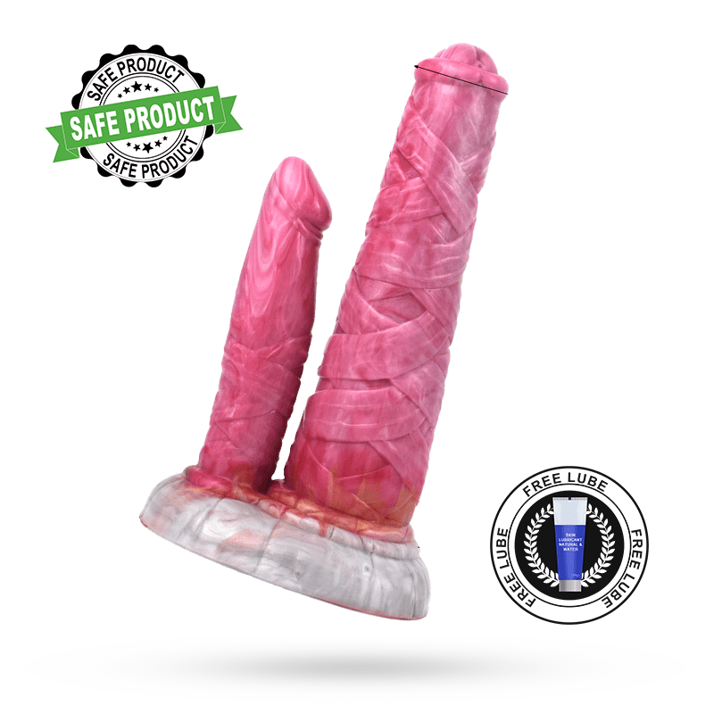 10.02in Silicone Double-Ended Monster Centaur Dildo