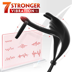 Multifunctional 7 Vibration Adjustable Design Cock Ring